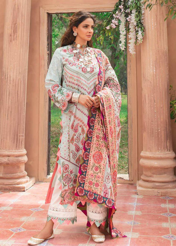 Maryam Hussain Embroidered Lawn Suits Unstitched 3 Piece MRH21LL 04-Chandni - Festive Collection