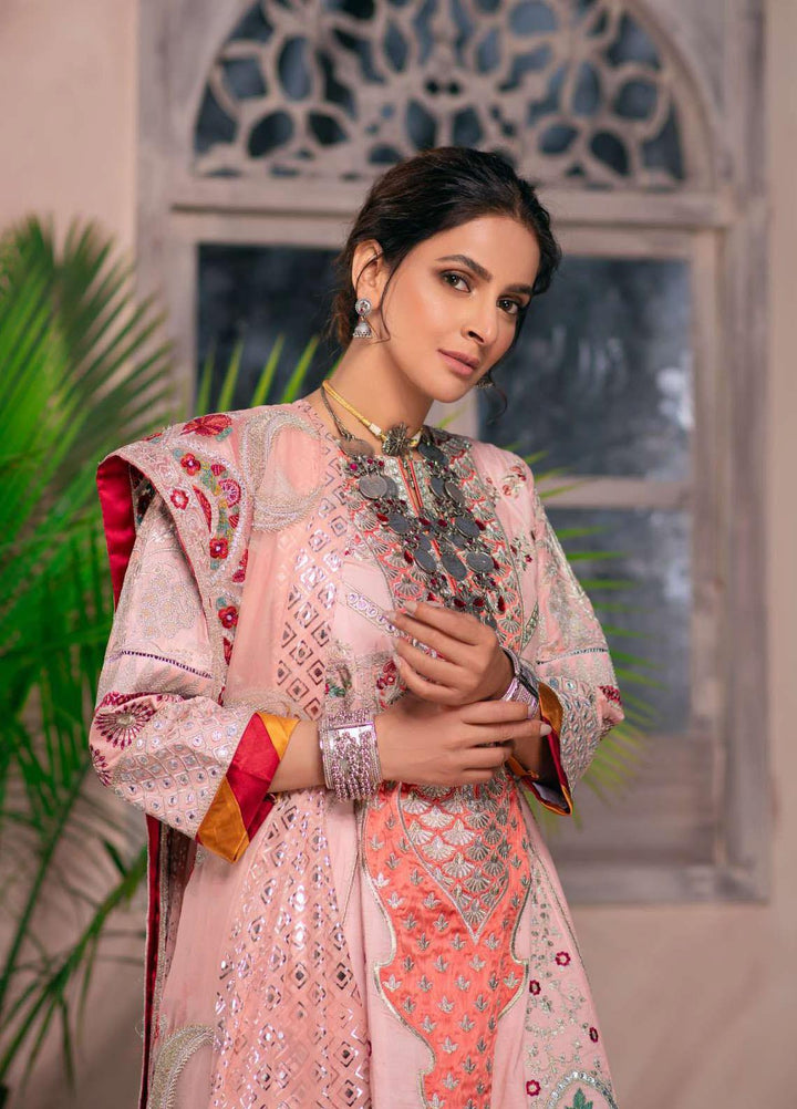 Maryam Hussain Embroidered Lawn Suits Unstitched 3 Piece MRH21LL 12-Mushk - Festive Collection