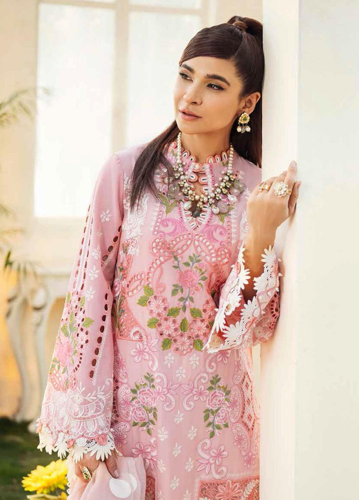 Maryam Hussain Embroidered Lawn Suits Unstitched 3 Piece MH22E 07 DIMPLE - Luxury Collection
