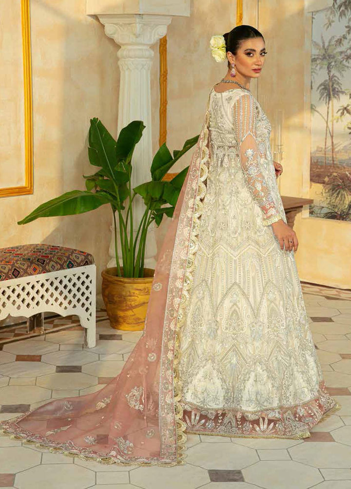 Marwa By Maryam Hussain Embroidered Net Suits Unstitched 3 Piece MH22M 04 NOORBANO - Wedding Collection