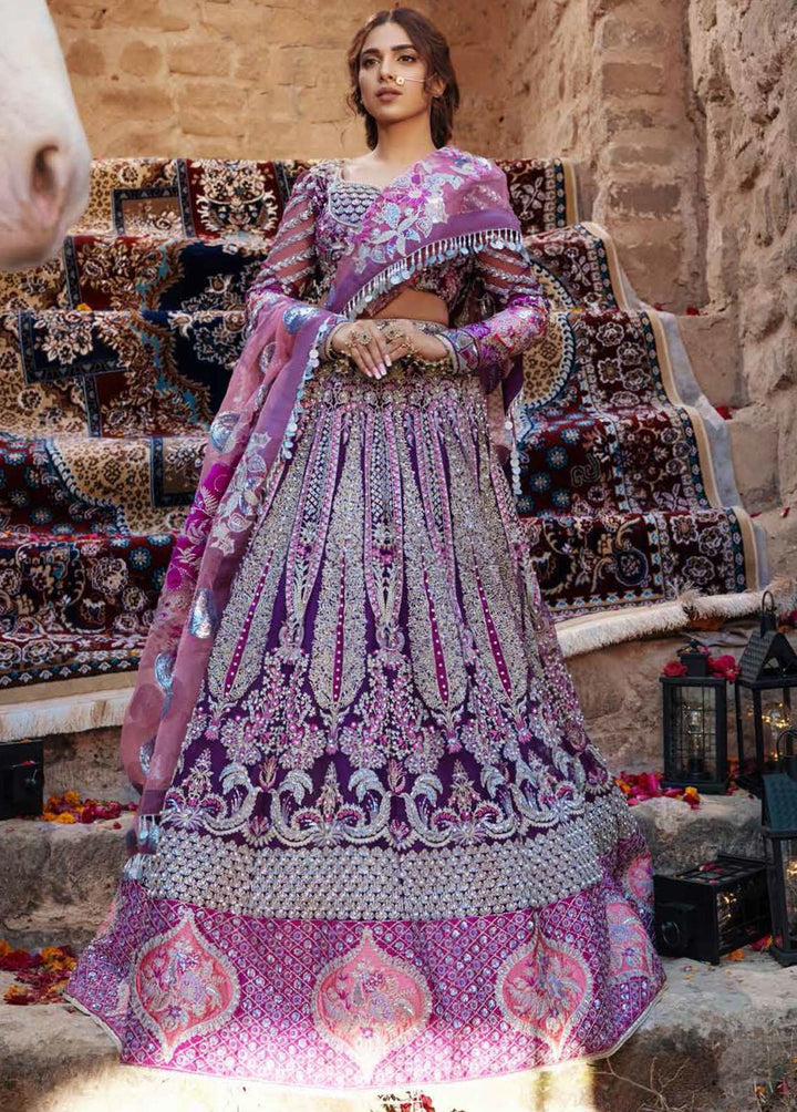 Maryam Hussain Embroidered Net Suits Unstitched 3 Piece MH22WD Mehfil - Wedding Collection