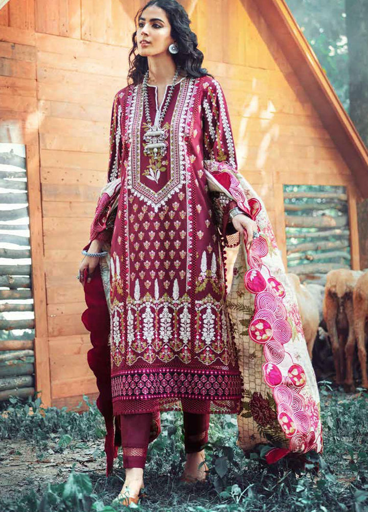 Maryam Hussain Embroidered Khaddar Suits Unstitched 3 Piece MH21W 02 Fauna - Winter Collection