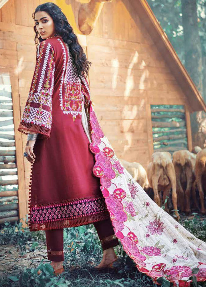 Maryam Hussain Embroidered Khaddar Suits Unstitched 3 Piece MH21W 02 Fauna - Winter Collection