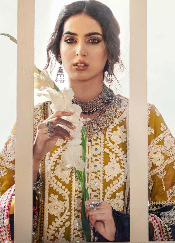 Maryam Hussain Embroidered Khaddar Suits Unstitched 3 Piece MH21W 07 Casper - Winter Collection