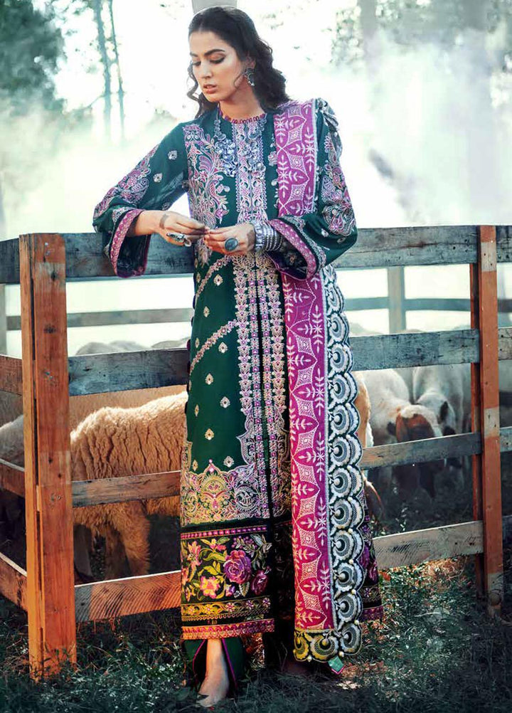Maryam Hussain Embroidered Khaddar Suits Unstitched 3 Piece MH21W 10 Eden - Winter Collection