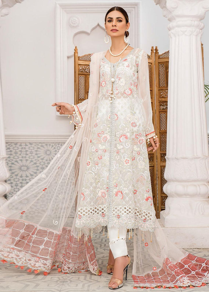 Maryam's Embroidered Chiffon Suit Unstitched 3 Piece MRM22-L25 Dress-35 - Luxury Collection