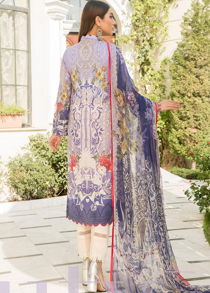 Maryam's Embroidered Lawn Suits Unstitched 3 Piece MRM21FL ML-102 - Summer Collection
