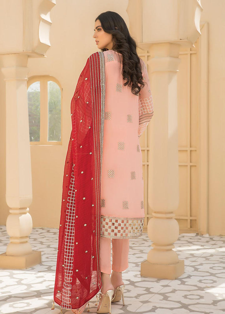 Maryam's Embroidered Chiffon Suits Unstitched 3 Piece MRM21PC D-07 - Luxury Collection