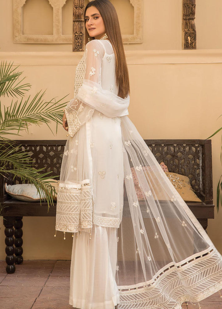 Maryam's Embroidered Chiffon Suits Unstitched 3 Piece MRM21PC D-08 - Luxury Collection