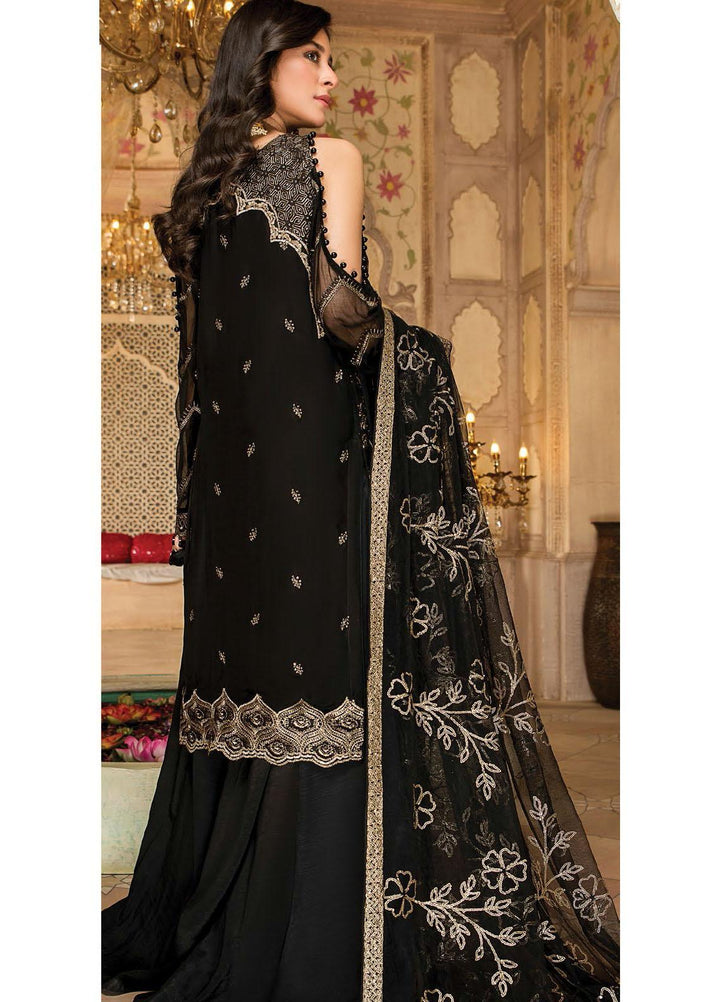 Maryam's Embroidered Chiffon Suits Unstitched 3 Piece MRM21PF-9 D-506 - Formals Collection