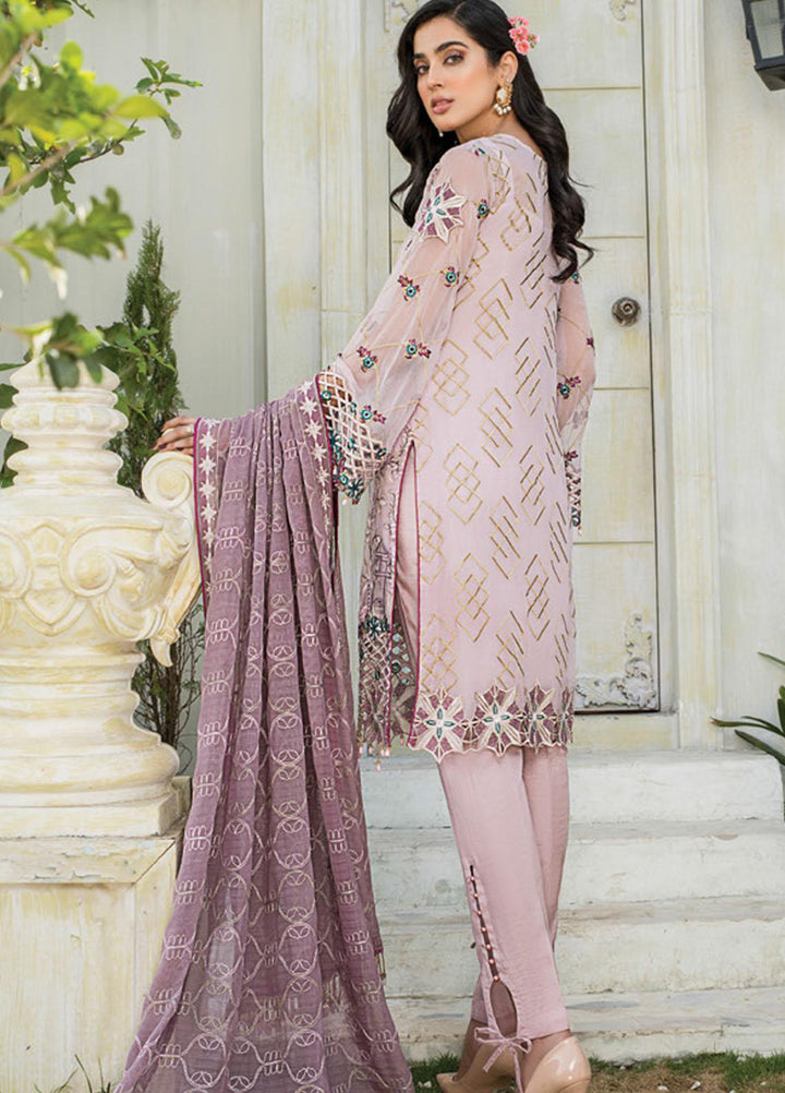 Maryam's Embroidered Chiffon Suits Unstitched 3 Piece MRM21-L8 187 - Luxury Collection