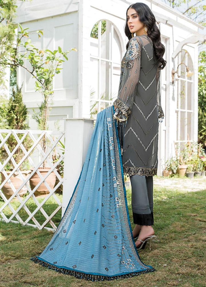 Maryam's Embroidered Chiffon Suits Unstitched 3 Piece MRM21-L8 188 - Luxury Collection