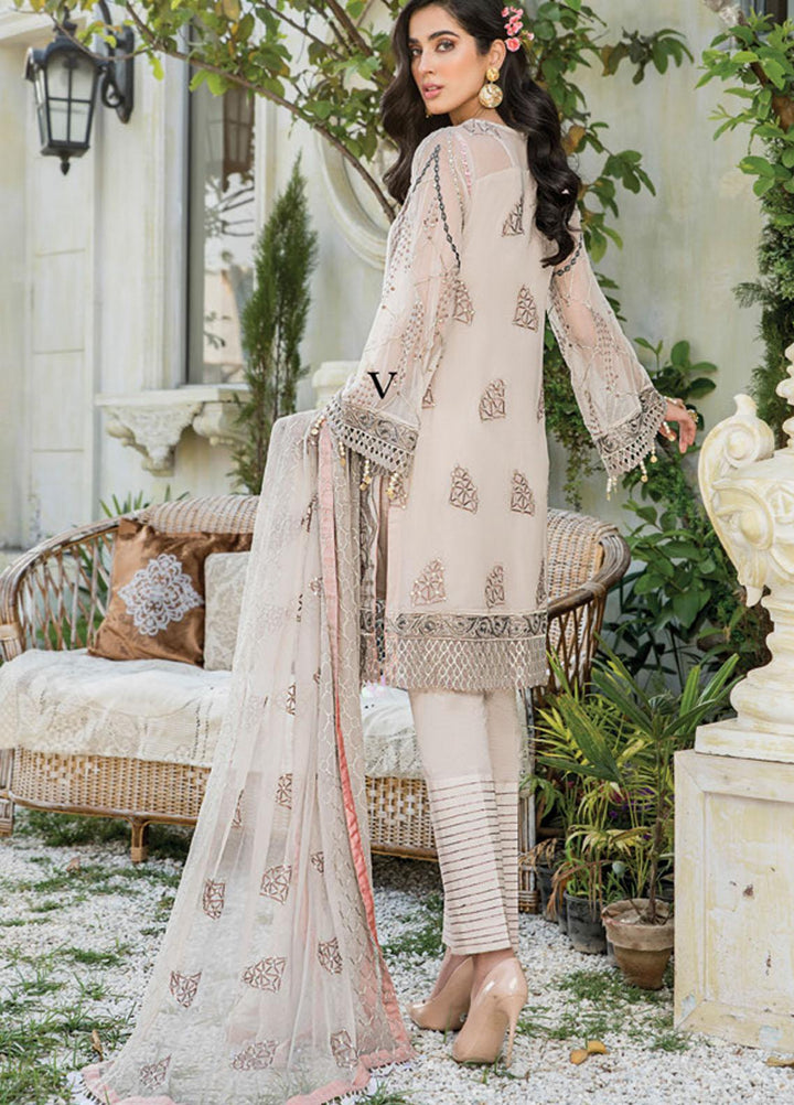 Maryam's Embroidered Chiffon Suits Unstitched 3 Piece MRM21-L8 189 - Luxury Collection