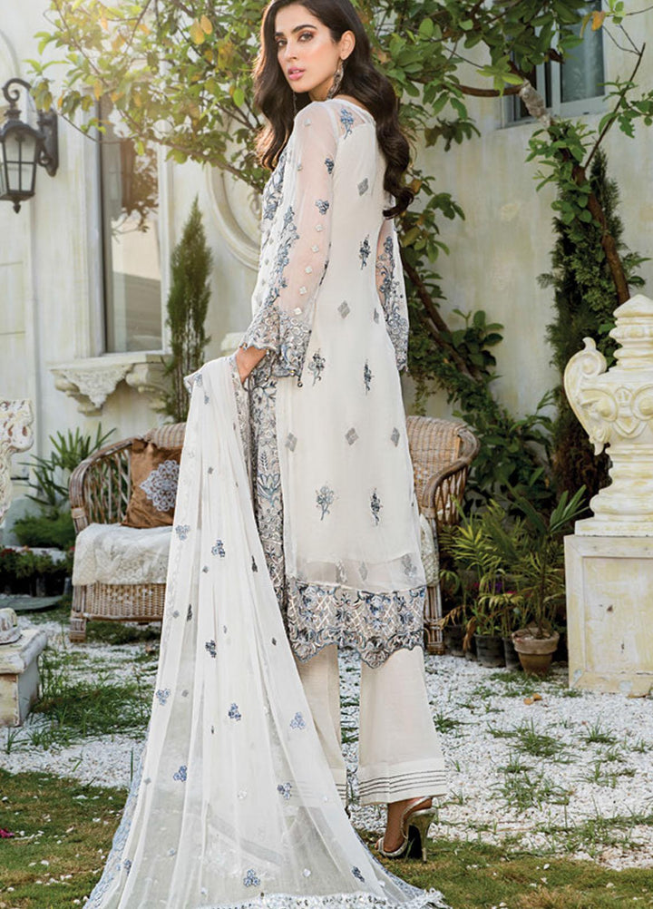 Maryam's Embroidered Chiffon Suits Unstitched 3 Piece MRM21-L8 191 - Luxury Collection