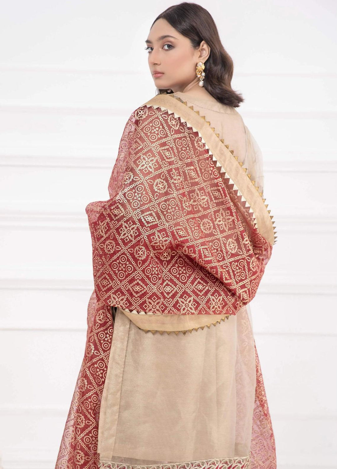 Maryum N Maria Luxury Pret Embroidered Organza 3 Piece Suit Mp-103