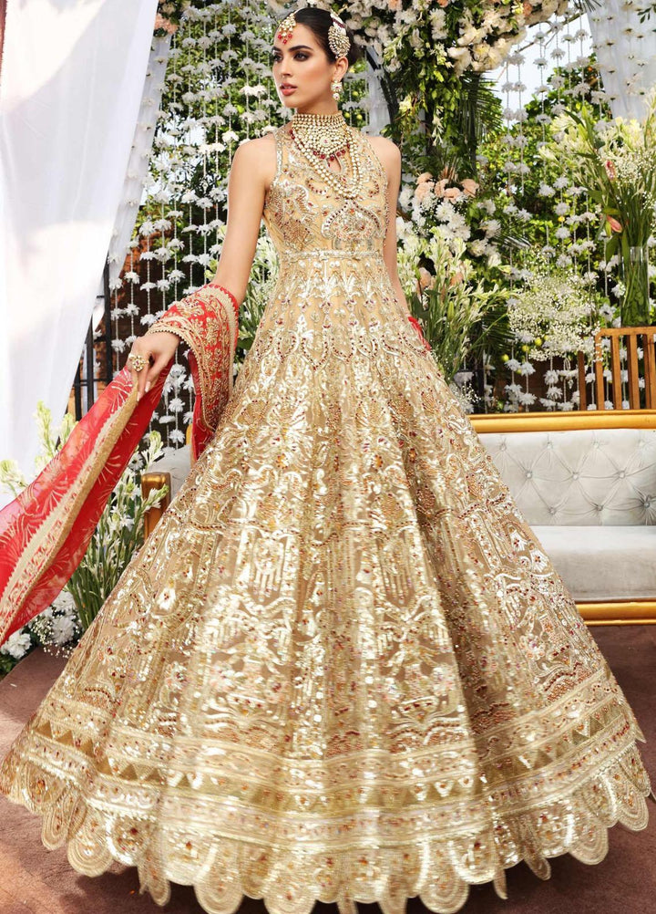Maryum N Maria Luxury Pret Embroidered Net 3 Piece Suit PASSION FLING (MBM-0013)