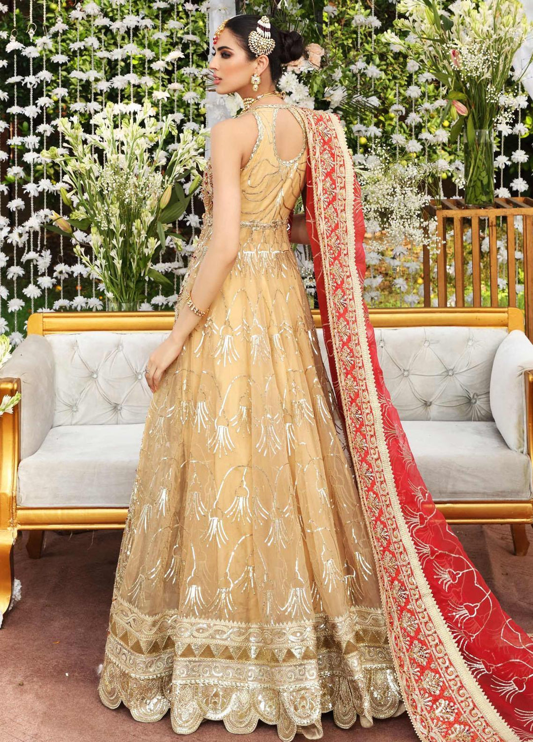 Maryum N Maria Luxury Pret Embroidered Net 3 Piece Suit PASSION FLING (MBM-0013)