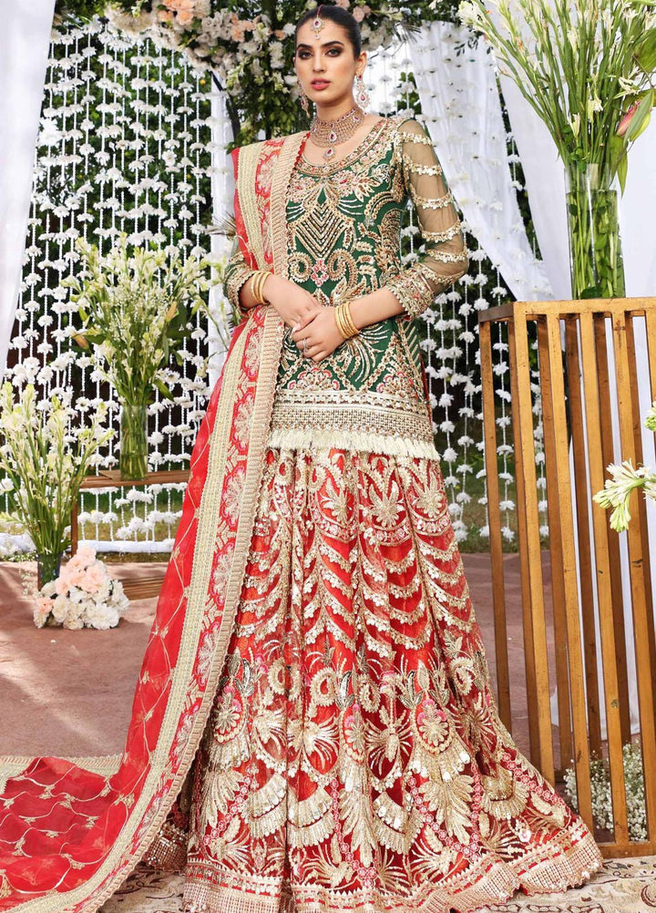 Maryum N Maria Luxury Pret Embroidered Net 3 Piece Suit DREAMY WONDER (MBL-0008)
