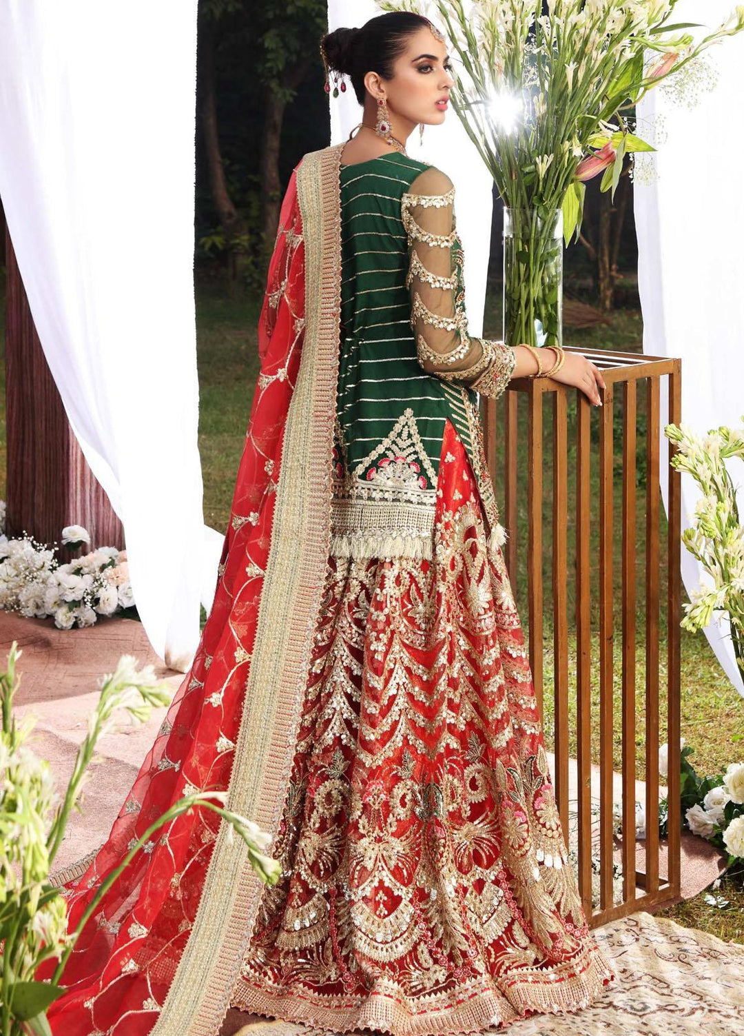 Maryum N Maria Luxury Pret Embroidered Net 3 Piece Suit DREAMY WONDER (MBL-0008)
