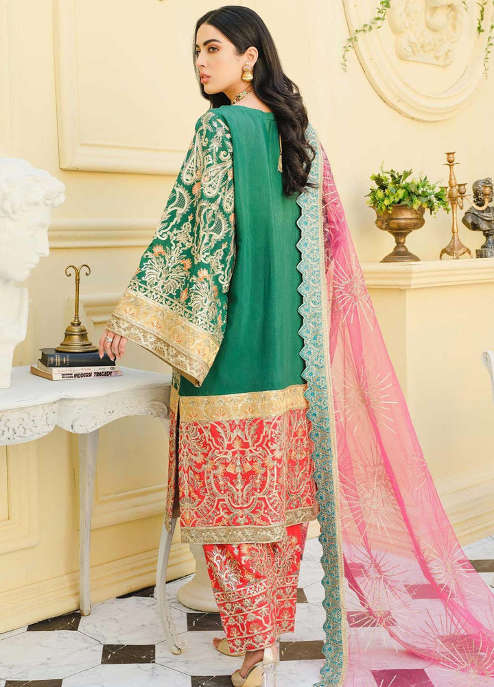 Maryum N Maria Luxury Pret Embroidered Net 3 Piece Suit DREAMY WONDER (MFD-0067)