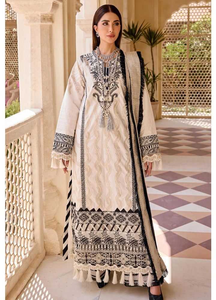 Eid e Nobahar By Maryum N Maria Embroidered Lawn Suits Unstitched 3 Piece MNM23EN MLFD-086 VEX - Luxury Summer Collection