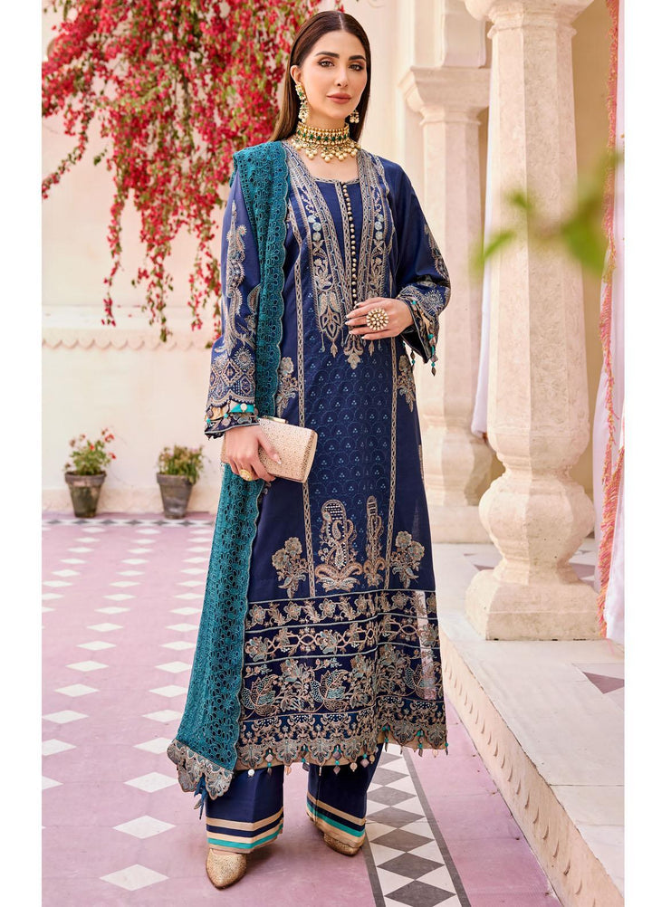 Eid e Nobahar By Maryum N Maria Embroidered Lawn Suits Unstitched 3 Piece MNM23EN MLFD-092 CITY OF LOVE - Luxury Summer Collection