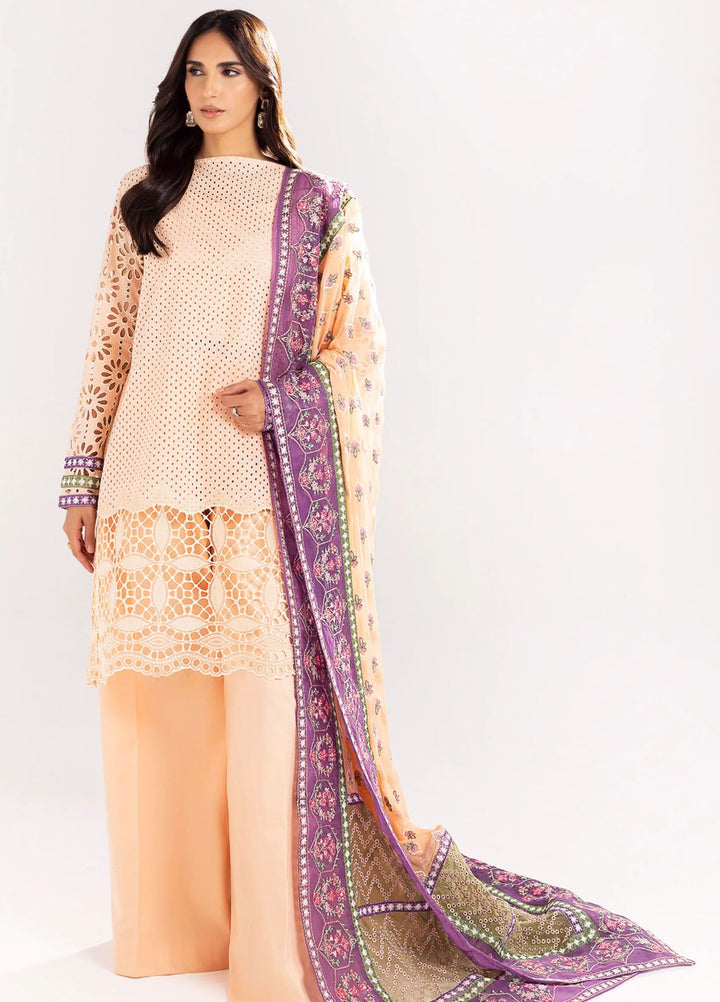 Maryum N Maria Embroidered Lawn Suit Unstitched 3 Piece MNM24E MS24588 Roheen - Eid Luxury Collection