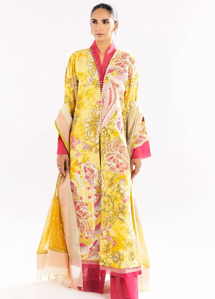 Maryum N Maria Embroidered Lawn Suit Unstitched 3 Piece MNM24E MS24592 Zohreh - Eid Luxury Collection