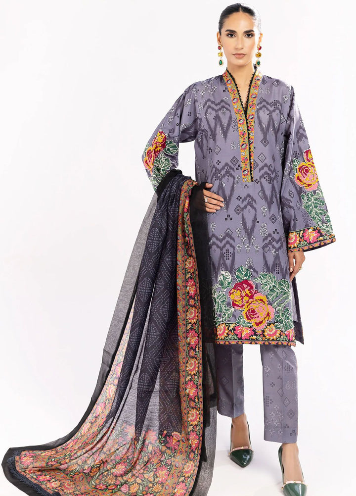 Maryum N Maria Embroidered Lawn Suit Unstitched 3 Piece MNM24E MS24594 Nazm - Eid Luxury Collection