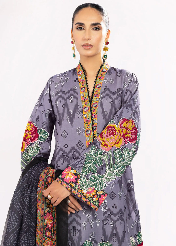 Maryum N Maria Embroidered Lawn Suit Unstitched 3 Piece MNM24E MS24594 Nazm - Eid Luxury Collection