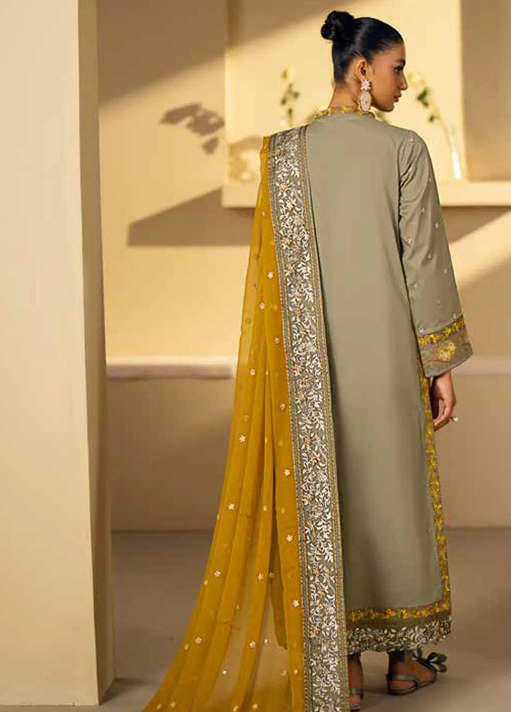 Maryum N Maria Embroidered Lawn Suit Unstitched 3 Piece MNM24EA Rada - Luxury Collection