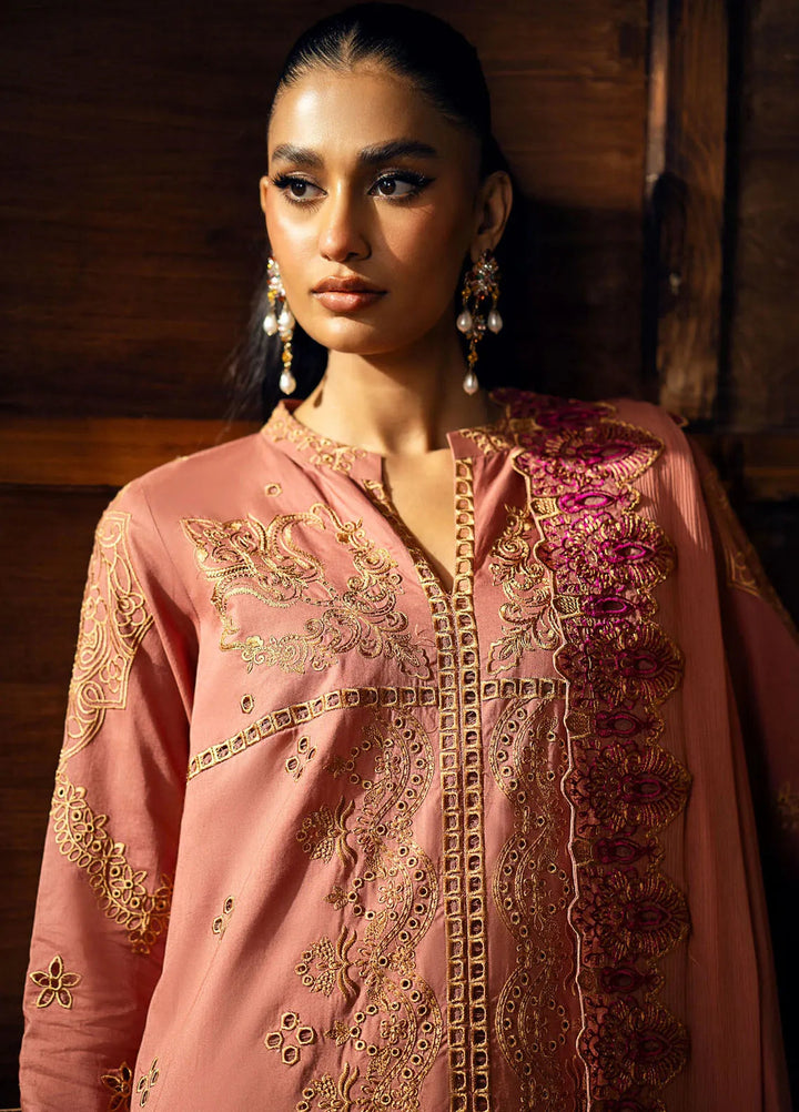 Maryum N Maria Embroidered Lawn Suit Unstitched 3 Piece MNM24EA Varya - Luxury Collection