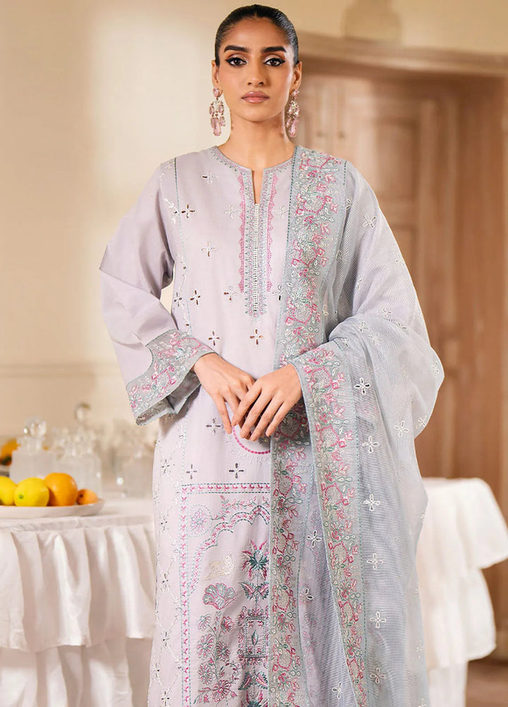 Maryum N Maria Embroidered Lawn Suit Unstitched 3 Piece MNM24EA2 MS24618 Sekhmet - Festive Collection
