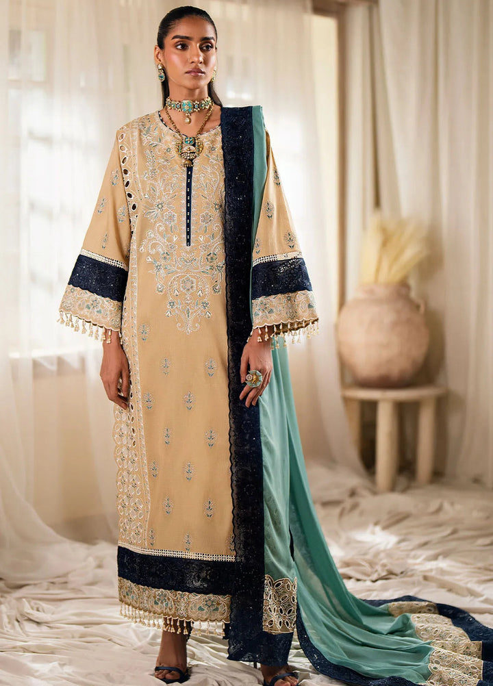 Maryum N Maria Embroidered Lawn Suit Unstitched 3 Piece MNM24EA2 MS24623 Auset - Festive Collection