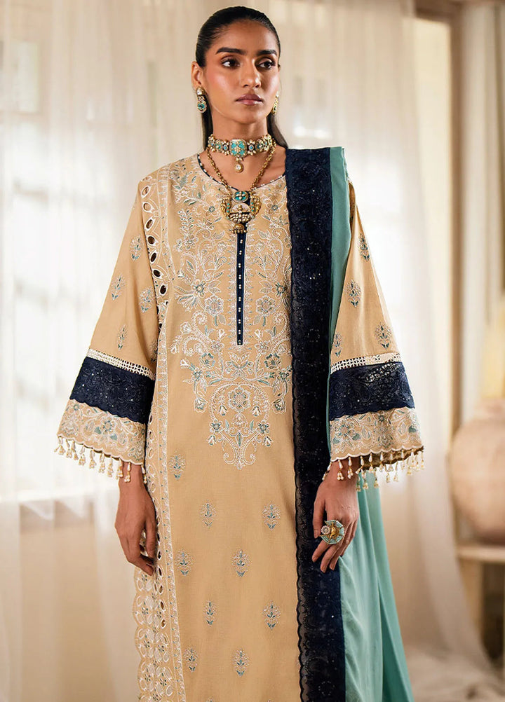 Maryum N Maria Embroidered Lawn Suit Unstitched 3 Piece MNM24EA2 MS24623 Auset - Festive Collection