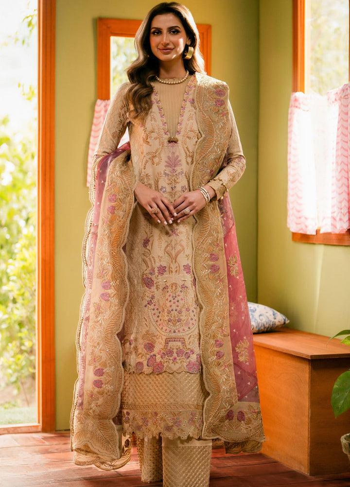 Maryum N Maria Embroidered Lawn Suit Unstitched 3 Piece MNM24LL2 MS24556 Kissa - Luxury Summer Collection