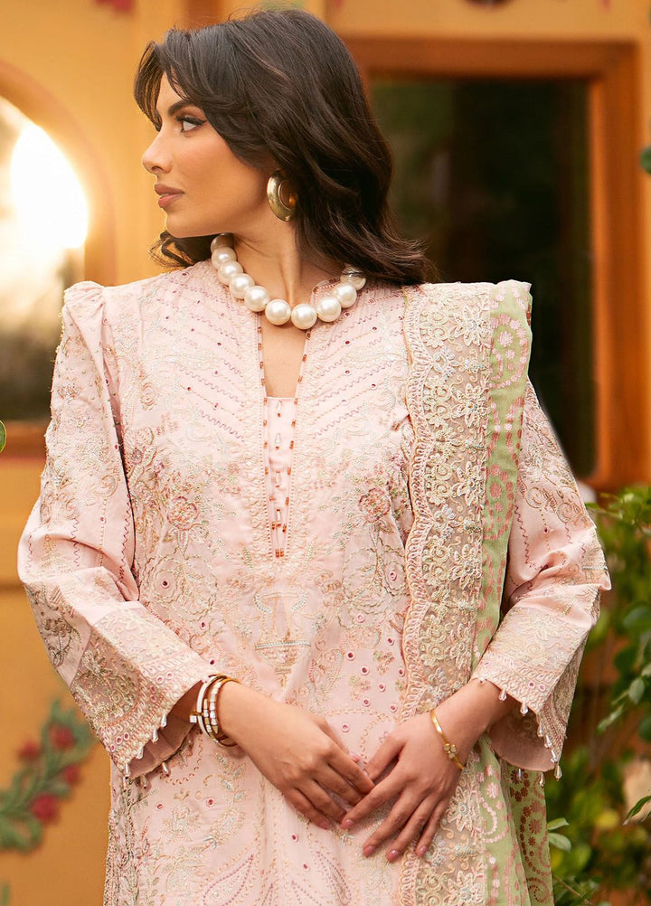 Maryum N Maria Embroidered Lawn Suit Unstitched 3 Piece MNM24LL2 MS24558 Bennu - Luxury Summer Collection