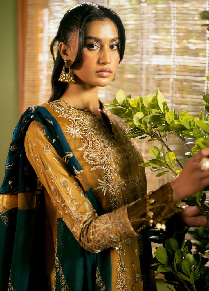 Maryum N Maria Embroidered Lawn Suit Unstitched 3 Piece MNM24LL2 MS24559 Heba - Luxury Summer Collection