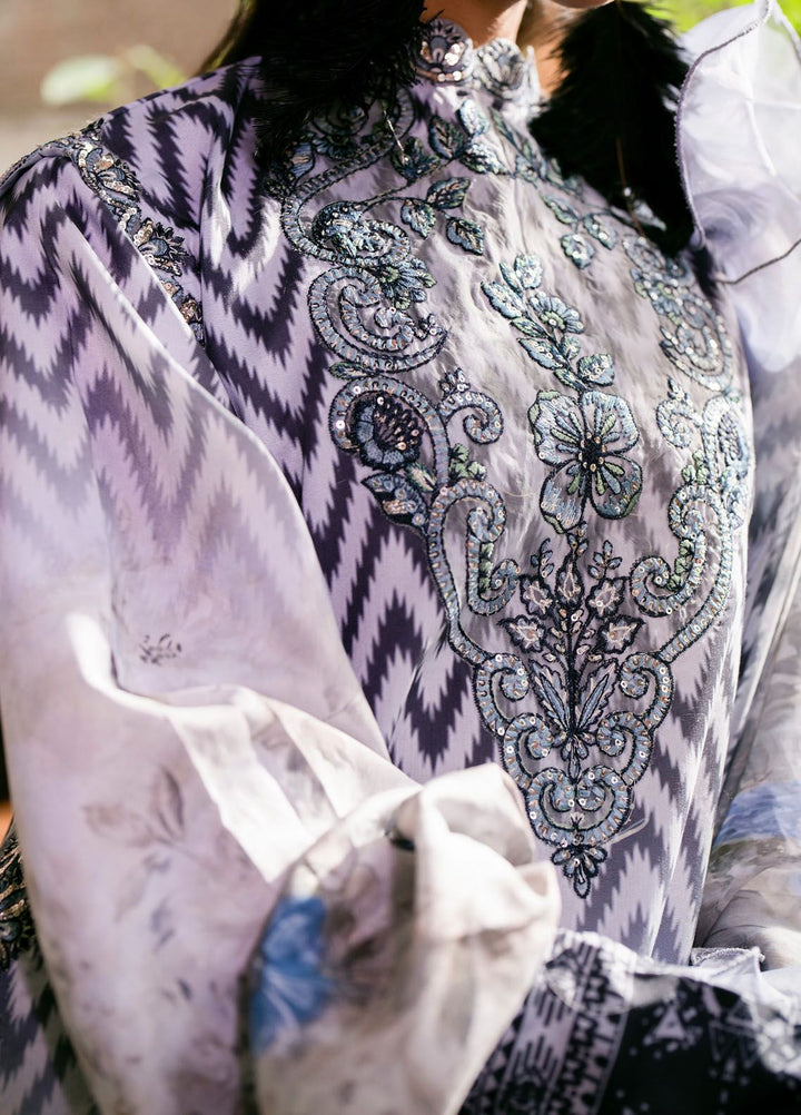 Maryum N Maria Embroidered Lawn Suit Unstitched 3 Piece MNM24LL2 MS24577 Sara - Luxury Summer Collection