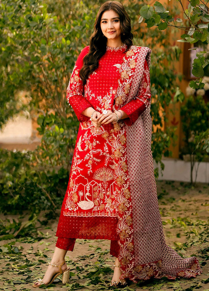 Maryum N Maria Embroidered Lawn Suits Unstitched 3 Piece MNM24LL MS24-563 Nurul - Summer Collection