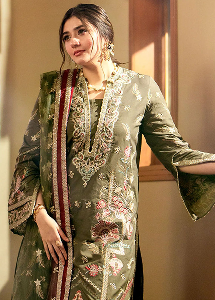 Maryum N Maria Embroidered Lawn Suits Unstitched 3 Piece MNM24LL MS24-565 Amira - Summer Collection