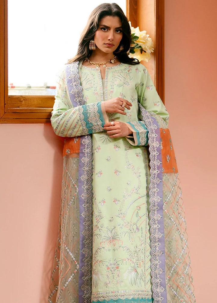 Maryum N Maria Embroidered Lawn Suits Unstitched 3 Piece MNM24LL MS24-566 Zara - Summer Collection