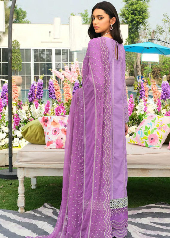 Maryum N Maria Embroidered Lawn Suits Unstitched 3 Piece MNM22FL MLFD-040 Isabel - Luxury Collection