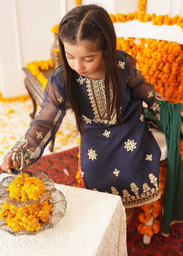 Maryum N Maria Organza Embroidered Girls 3 Piece Suit - MNM21K MKD 16