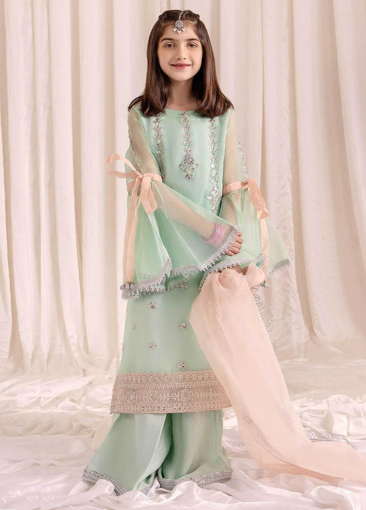 Maryum N Maria Organza Festive Pret 3 Piece Dress for Girls -  MNM23LDL MKD0032