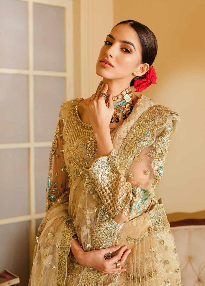 Maryum N Maria Embroidered Net Unstitched Saree MNM21S MFR 0004 - Luxury Collection