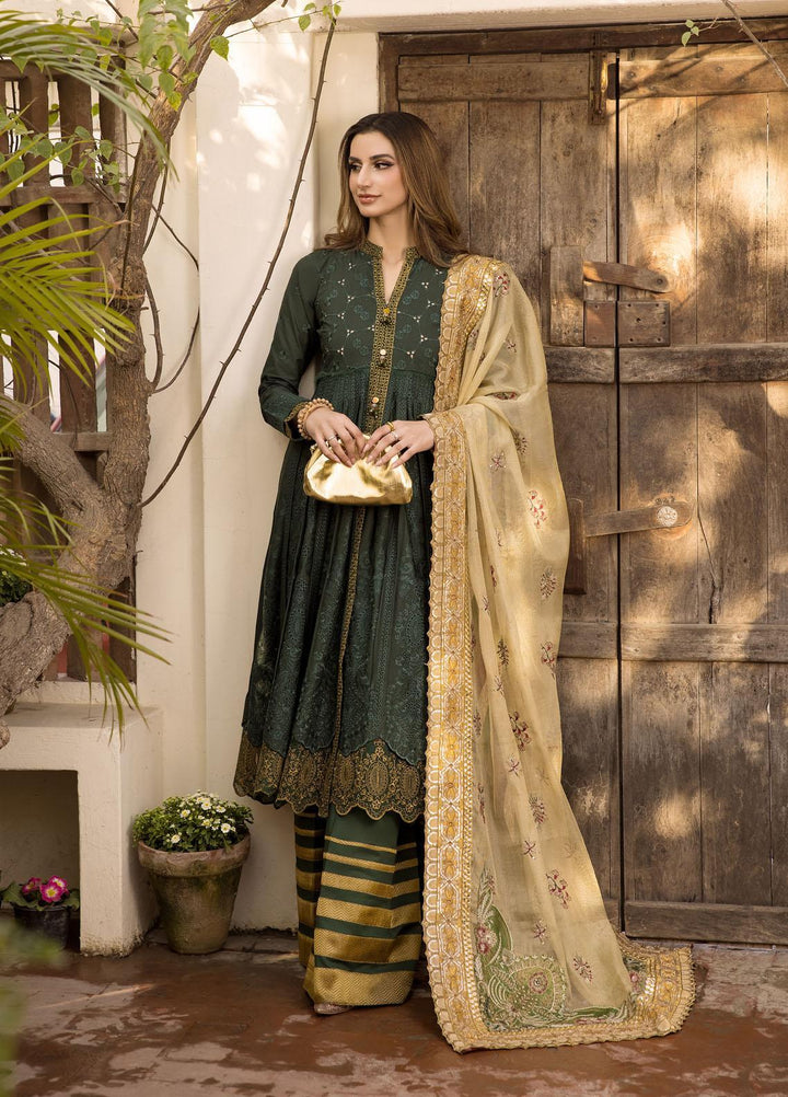 Maryum N Maria Luxury Pret Embroidered Chikankari Lawn 3 Piece Dress MNM23CHK MLRF037 JUNIPER