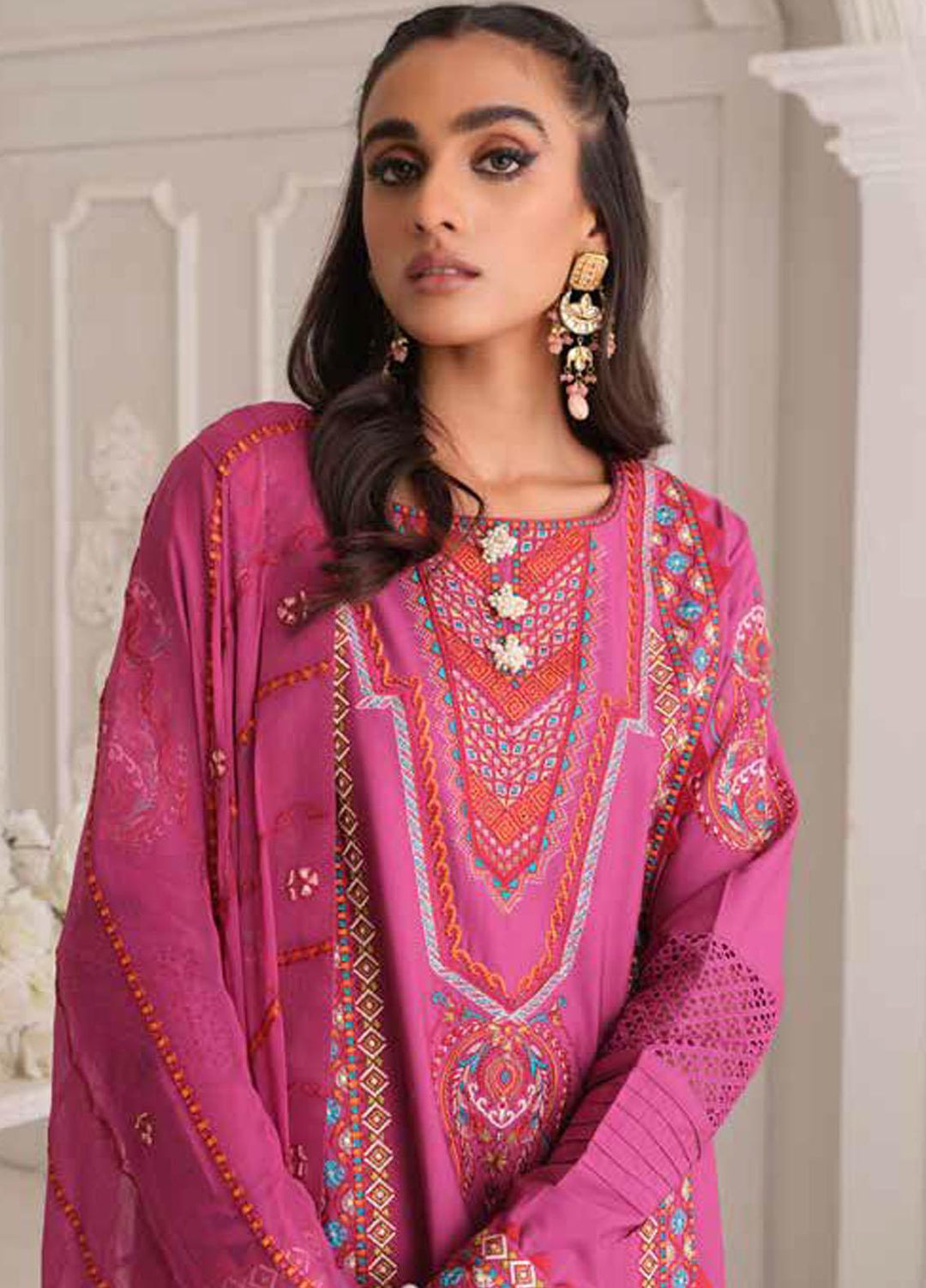 Maryum N Maria Ready to Wear  Lawn 3 Piece Dress MNM22PL MLRD 002