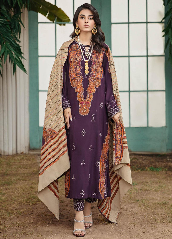 Masakali By Charizma Embroidered Leather Peach Suits Unstitched 3 Piece CRZ23MK MSK3-03 - Winter Collection