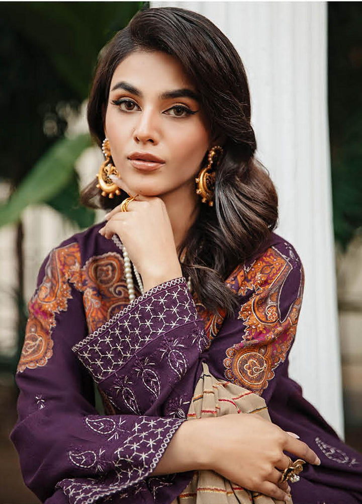 Masakali By Charizma Embroidered Leather Peach Suits Unstitched 3 Piece CRZ23MK MSK3-03 - Winter Collection